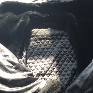 A Wilson leather/fur coat